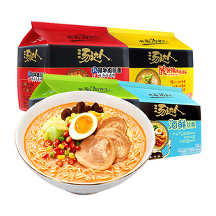 统一汤达人酸辣豚骨面方便面泡面袋装日式豚骨速食食品罗宋汤拉面
