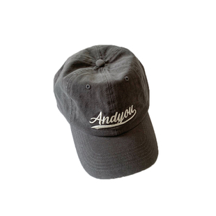 很高级的灰色~IU李智恩同款andyou字母棒球帽子女韩国复古鸭舌帽