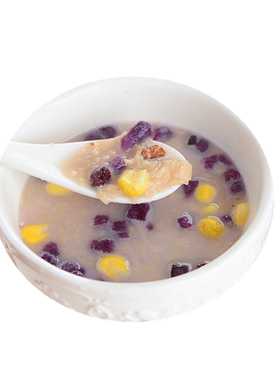 粉脂黑芝麻即食无糖精坚果燕麦片