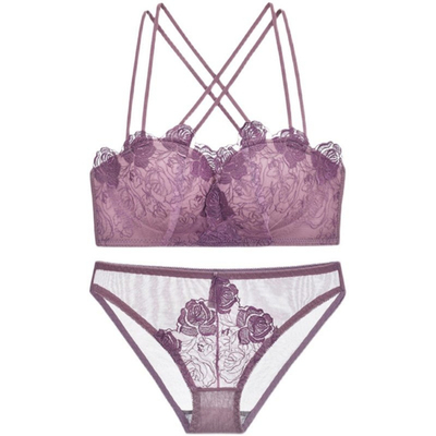 VALINGNSL蕾丝文胸套装收副乳