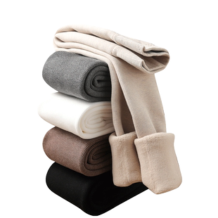 女童打底裤秋冬款加绒加厚宝宝一体绒保暖裤外穿踩脚儿童连脚裤袜