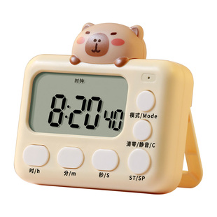 学习专用计时器初中小学生自律神器儿童作业定时器闹钟时钟三合一