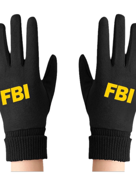 FBI联邦调查局美剧麂皮绒手套