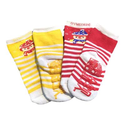 金宝贝宝宝袜子船袜蓝色婴儿袜儿童防滑点胶袜室内地板袜早教