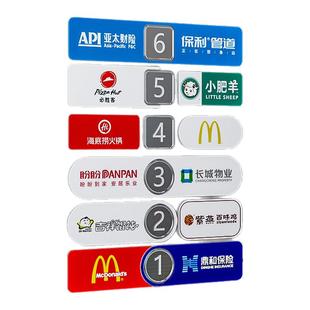 电梯按钮指示牌定制楼层乘坐提示牌字片车标贴识防水按键贴大堂广告贴商场酒店车库停车场按钮贴公司电指贴片