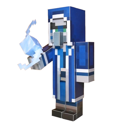 我的世界纸模型卫道士掠夺者巫师