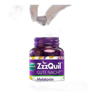 欧洲直邮德国大药房WICK褪黑素软糖ZzzQuil倒时差快速入睡60粒