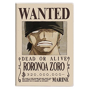 海贼王通缉令笔记本草帽团艾斯路飞索隆动漫周边本子文具生日礼物