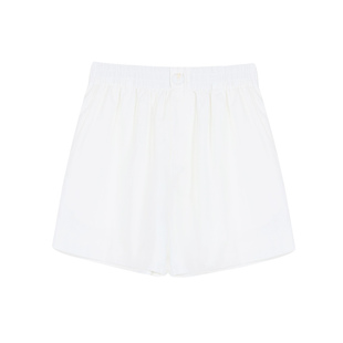 pusumede 夏日轮廓 休闲短裤女松紧腰热裤宽松显瘦百搭A字阔腿裤