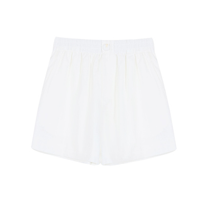 pusumede 夏日轮廓 休闲短裤女松紧腰热裤宽松显瘦百搭A字阔腿裤