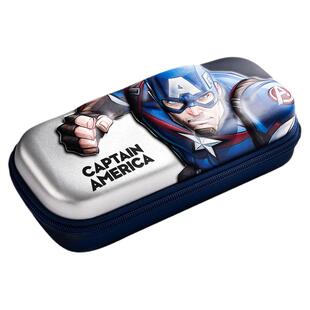 ume联众迪士尼儿童文具盒男孩笔袋铅笔袋笔盒小学生用男生童款大容量漫威蜘蛛侠美国队长钢铁侠铅笔盒文具袋