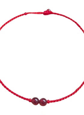 不掉色手工编织本命年细绳