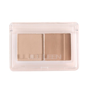 JILLLEEN双色鼻影修容一体盘自然持久腮红哑光灰棕高光阴影侧影女