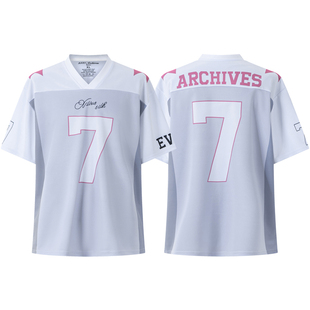 FOG高街TRAVIS SCOTT同款美式球衣UTOPIA专辑限定网眼V领短袖T恤