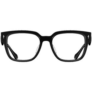 陌森素颜复古黑框眼镜男女款减龄近视可配度数防蓝光镜片架MJ3115