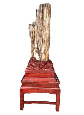 缅甸客厅树化玉天然装饰摆件