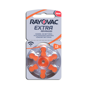 雷特威extra助听器专用电池配件a13a10a312锌空气675纽扣电子原装