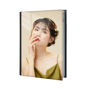 个人写真相册定制水晶情侣照艺术照闺蜜照片书宝宝成长纪念册定制