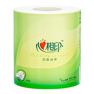 心相印茶语丝享有芯卷纸4层100克卫生卷筒纸卫生厕所纸擦手面巾纸