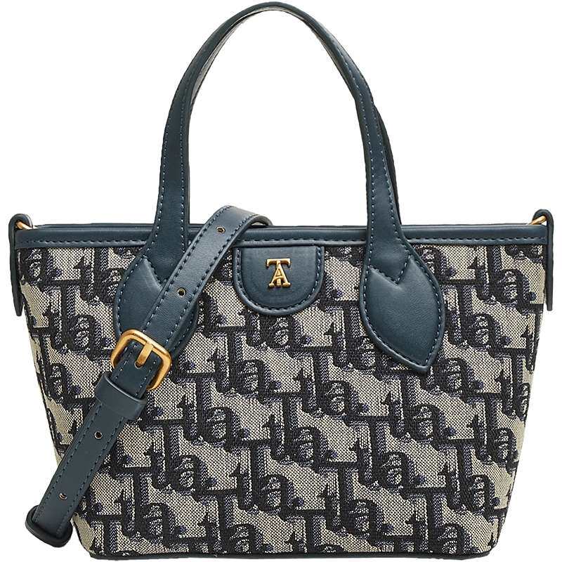 TATA他她复古老花手提包女包包休闲手拎包单肩包秋季新款X3410AX5