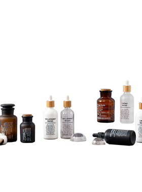 北欧INS乳液瓶分装瓶伊索瓶摆件