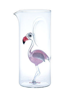 意大利进口火烈鸟餐盘摆件