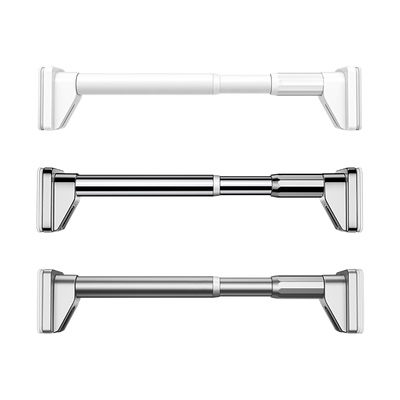 伸缩杆免打孔晾衣杆阳台家用