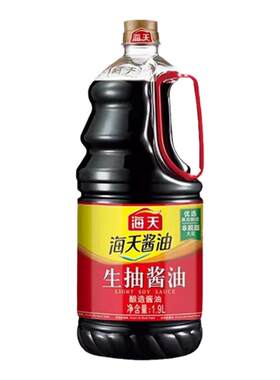 海天酱油生抽酱油1.9L/500ml家用酿造酱油提鲜凉拌食堂炒菜调味品