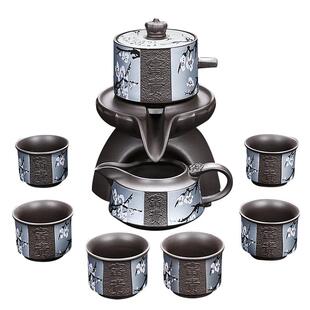 静瓷斋紫砂功夫茶具套装懒人自动茶具功夫茶杯茶壶泡茶神器小套组