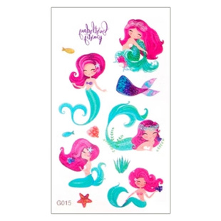 儿童纹身贴安全无毒可水洗幼儿园男孩女孩奖励贴纸宝宝手臂贴脸装饰贴画防水卡通可爱公主蝴蝶恐龙动物水印纸