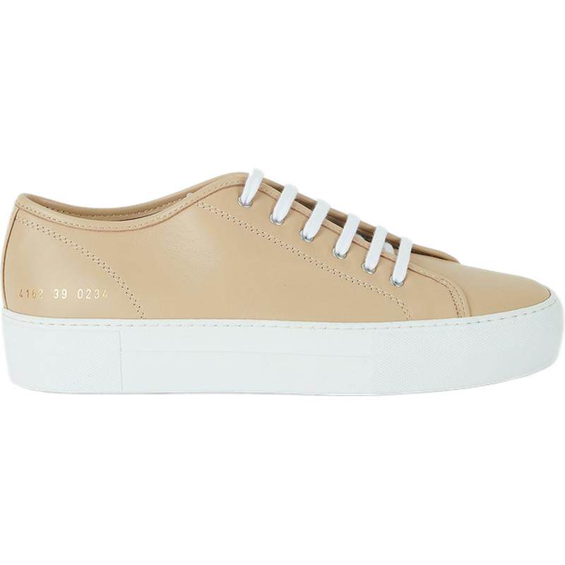 【D11折扣】COMMON PROJECTS 女皮革松糕底运动鞋