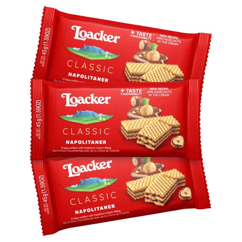 莱家进口威化饼干袋装巧克力味