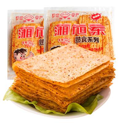 湖南特产湘旭东大辣片辣条零食