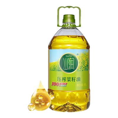 山润压榨菜籽油4L非转基因