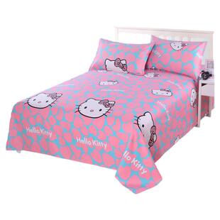 加厚老粗布床单单件/三件套棉布被单印花帆布床单