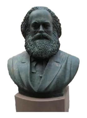 玻璃钢马克思名人西方定制仿铜