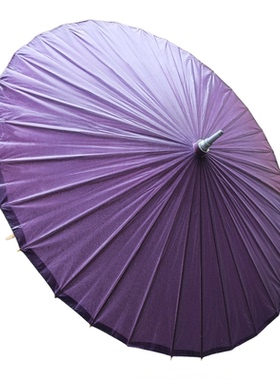 高品银魂神乐雨伞紫色cos道具