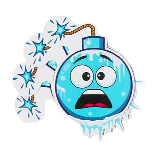 冰冻炸弹英语课堂互动识字游戏道具空白可擦写白板磁力贴益智教具