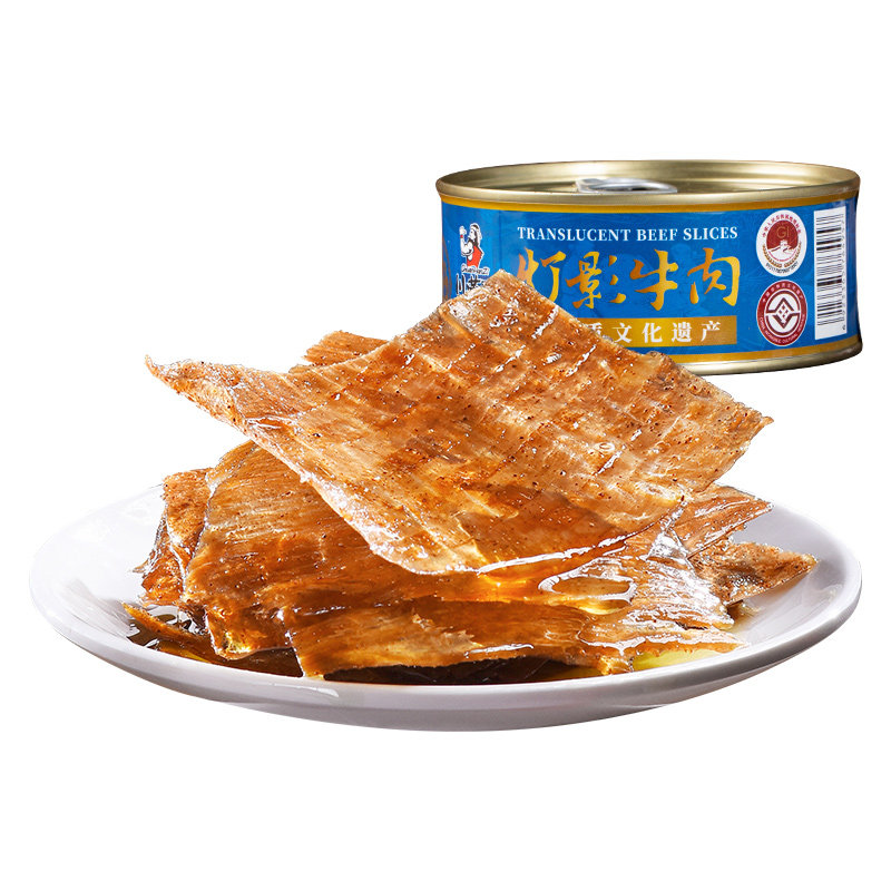 四川特产川汉子灯影牛肉片80g