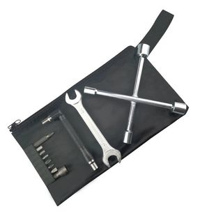 电动车随车工具包电瓶车应急维修拆卸工具袋套筒扳手螺丝刀组合