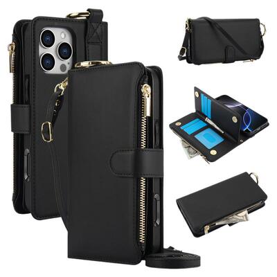 适用iphone16promax拉链包手机壳