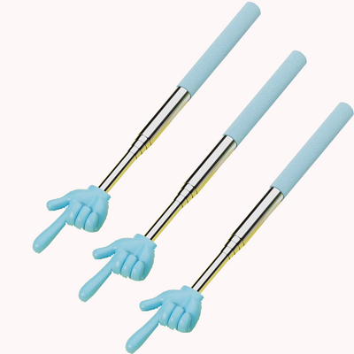 可伸缩小手指指读棒教师专用教棍儿童阅读读书学习点读笔棍教杆老师讲课教学指示指导指引点字认树脂戒尺家用