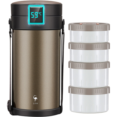 三四钢316钢大容量保温饭盒