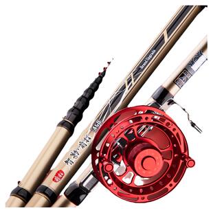 光威前打智影三定位谷麦钓竿超轻超硬不剪线逗钓鱼竿前打鱼竿套装