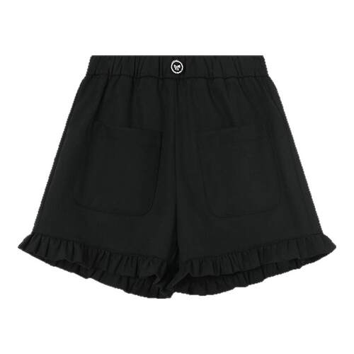 RBIGX瑞比克童装夏季新款甜美木耳边高腰女童设计感短裤