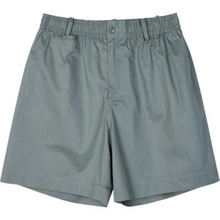 速写outlets奥莱男装夏季末折扣短裤棉质时髦直筒宽松短裤中