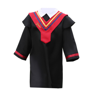 儿童博士服幼儿园小学生毕业季拍照学位礼服套装博士服男女学士服