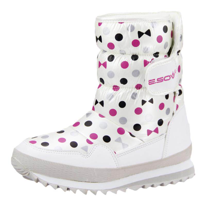 百搭圆点舒适风加厚雪地靴新品