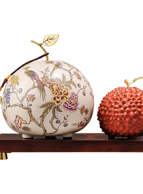 店铺开业大吉大利橘子摆件高级感