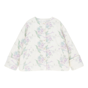 MOBAI自制[春山如笑]新中式90白鸭绒羽绒服重工刺绣国风外套女冬